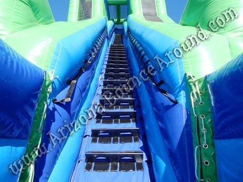 Big duel lane water slide rentals in Denver Colorado